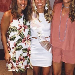 Lucca two piece white dress